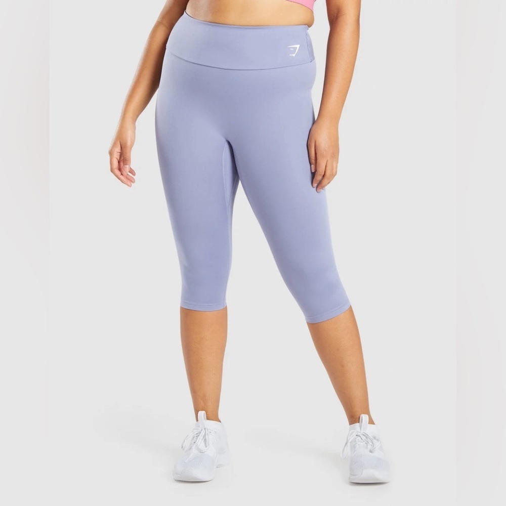 NWT Gymshark Capri Leggings- purple